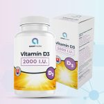 ADAMPharm, Vitamín D3, 2000 I.U., 60 kapsúl