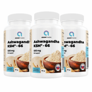 Akcia Ashwagandha KSM-66, 3 x 90 kapsúl